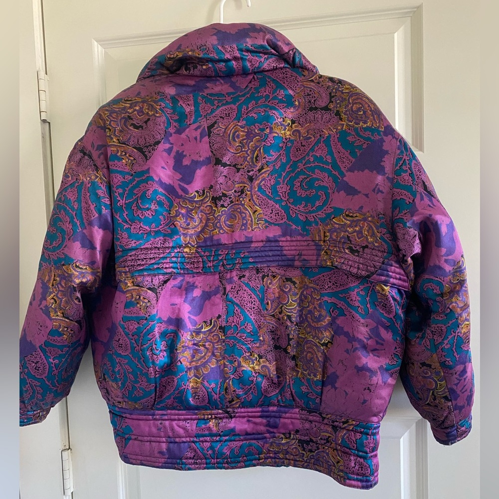 Vintage Purple Puffer Jacket - Picture 6 of 8